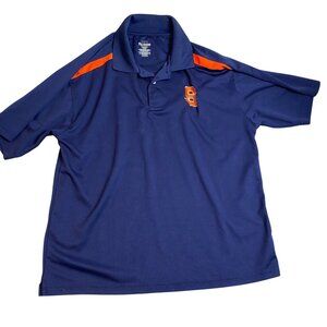 Syracuse Orange ProEdge Men's Polo Shirt L Knights Apparel Blue & Orange